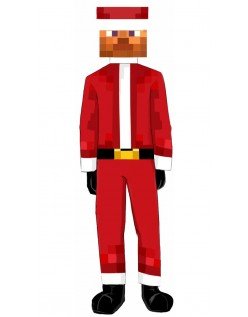 Børn Minecraft Steve Kostume Juledragt 