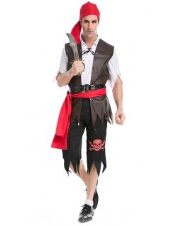 Swashbuckling Pirat Kostume Til Mænd