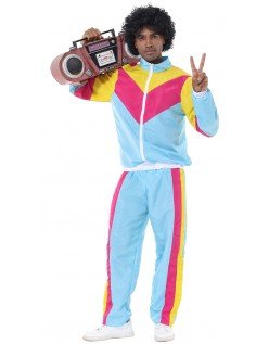 Herre 70'Er Disco Kostume Voksne Retro Rock Træningsdragt Campinghabit Kostume 5580