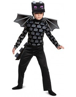 Børn Minecraft Ender Dragon Kostume Halloween Fastelavnskostumer