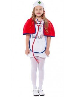 Piger Læge Sygeplejerske Kostume Halloween