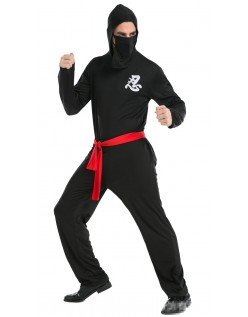 Halloween Mester Ninja Kostume Til Mænd