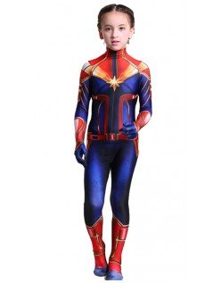 Børn Kaptajn Marvel Kostume Superhelt Kostumer Piger