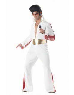 50'er Rock N'roll Stjerne Elvis Kostume