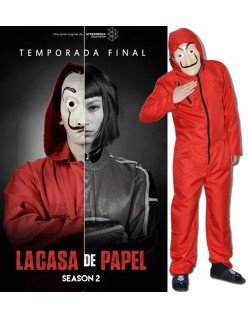 La Casa De Papel Salvador Dali Kostume Med Maske Voksne Børn
