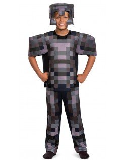 Børn Minecraft Netherite Armor Kostume Halloween Kostumer