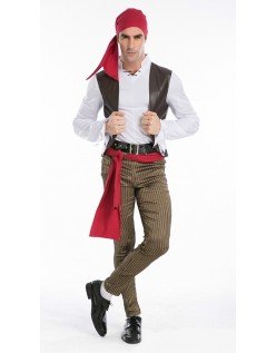 Halloween Rogue Pirat Kostume Til Mænd